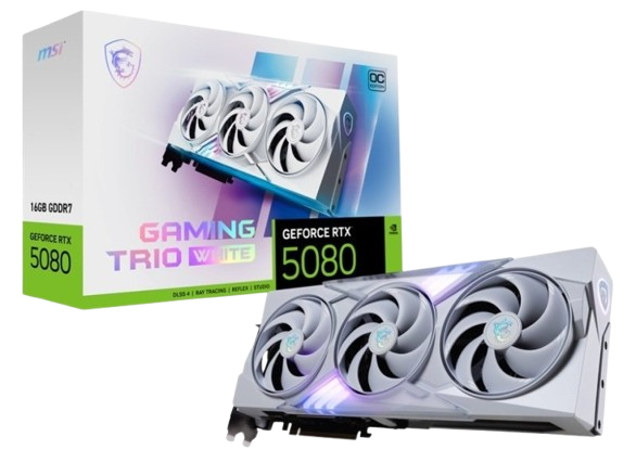 MSI RTX 5080 GAMING TRIO OC WHITE 16GB